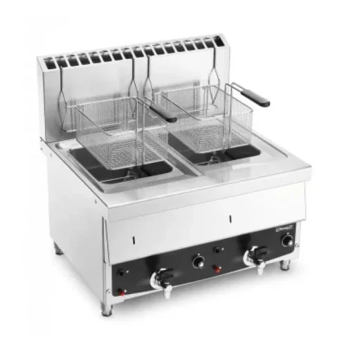 CASSELIN – Friteuse gaz sur table 2 x 10 L