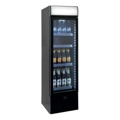 L2G – Armoire à boissons étroite 1 porte 4 étagères