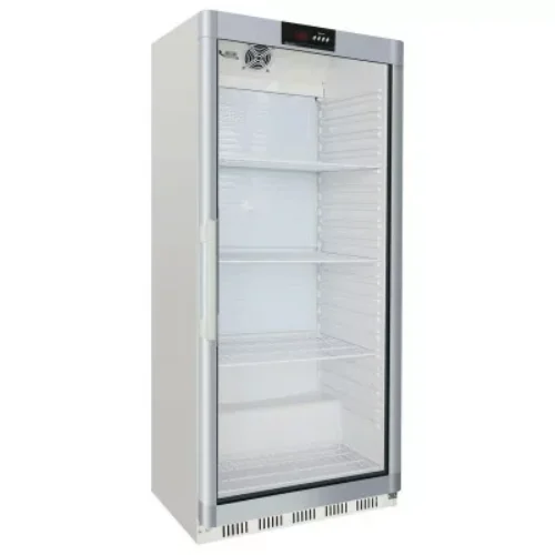 L2G – Armoire réfrigérée blanche 600 L, 1 porte vitrée