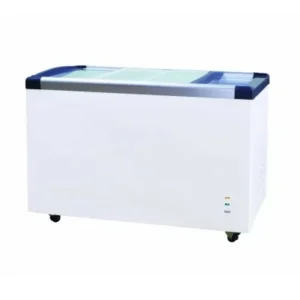 L2G - Congélateur bahut avec portes vitrées coulissantes 5 paniers