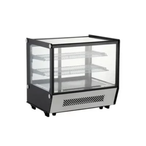 L2G – Vitrine de comptoir positive droite 2 grilles réglables – 160 L