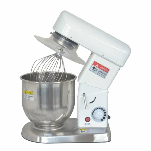 BATTEUR MELANGEUR 5L COULEUR BLANCHE TETE RELEVABLE, LIVRE AVEC 3 OUTILS