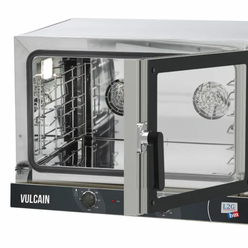 FOUR A CONVECTION MANUEL 3X600X400, PORTE BATTANTE MINUTERIE 60MIN,THERMOSTAT DE 0° A 280°, PAS 105MM